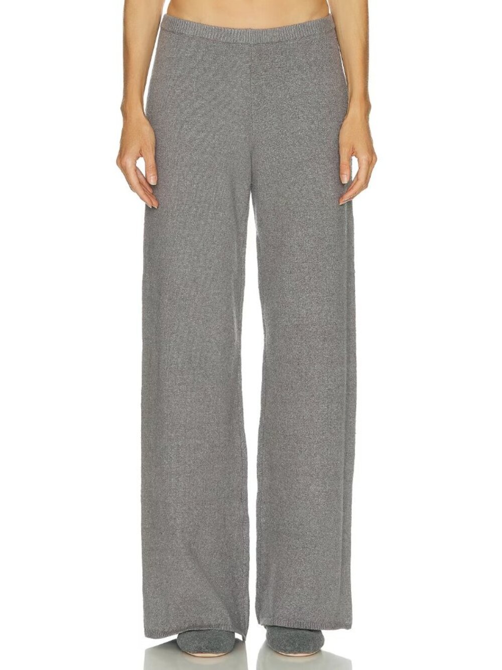 SKIMS Sweater Knit Relaxed Pants Dark Heather Grey
